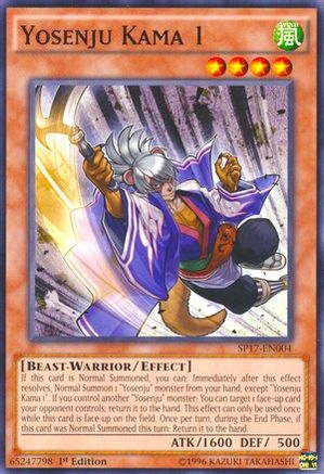 Yosenju Kama 1 (Starfoil) (SP17-EN004) - Star Pack - Battle Royal 1st Edition - Premium Yugioh Single from Konami - Just $0.31! Shop now at Game Crave Tournament Store