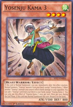Yosenju Kama 3 (Starfoil) (SP17-EN006) - Star Pack - Battle Royal 1st Edition - Premium Yugioh Single from Konami - Just $0.08! Shop now at Game Crave Tournament Store