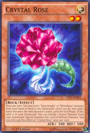 Crystal Rose (SP17-EN021) - Star Pack - Battle Royal 1st Edition - Premium Yugioh Single from Konami - Just $0.49! Shop now at Game Crave Tournament Store