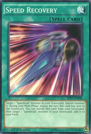 Speed Recovery (Starfoil) (SP17-EN048) - Star Pack - Battle Royal 1st Edition - Premium Yugioh Single from Konami - Just $0.25! Shop now at Game Crave Tournament Store