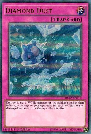Diamond Dust (DUSA-EN010) - Duelist Saga 1st Edition - Premium Yugioh Single from Konami - Just $0.27! Shop now at Game Crave Tournament Store