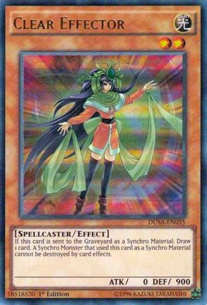 Clear Effector (DUSA-EN035) - Duelist Saga 1st Edition - Premium Yugioh Single from Konami - Just $0.25! Shop now at Game Crave Tournament Store