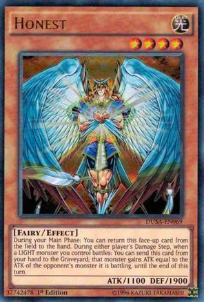 Honest (DUSA-EN069) - Duelist Saga 1st Edition - Premium Yugioh Single from Konami - Just $1.15! Shop now at Game Crave Tournament Store