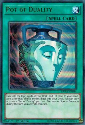 Pot of Duality (DUSA-EN084) - Duelist Saga 1st Edition - Premium Yugioh Single from Konami - Just $0.74! Shop now at Game Crave Tournament Store