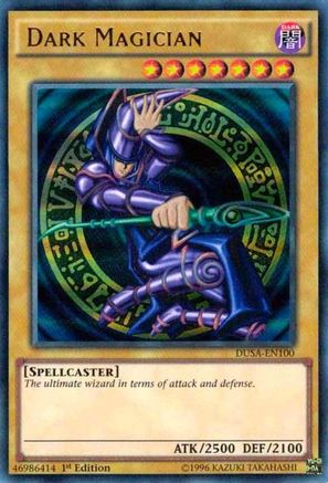 Dark Magician (DUSA-EN100) - Duelist Saga 1st Edition - Premium Yugioh Single from Konami - Just $6.98! Shop now at Game Crave Tournament Store