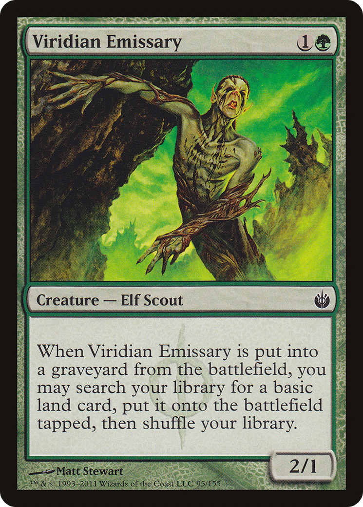 Viridian Emissary (MBS-095) - Mirrodin Besieged Foil - Premium MTG Single from Wizards of the Coast - Just $0.87! Shop now at Game Crave Tournament Store