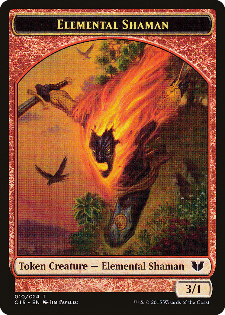 Elemental Shaman (TC15-010) - Commander 2015 Tokens - Premium MTG Single from Wizards of the Coast - Just $0.08! Shop now at Game Crave Tournament Store