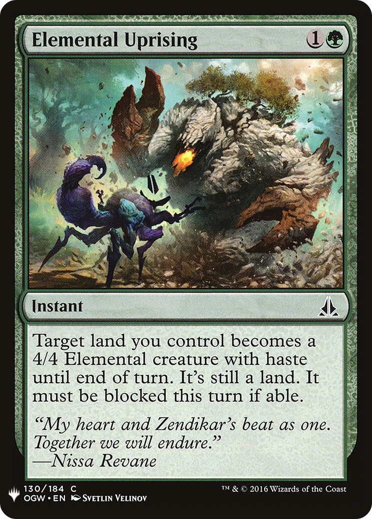 Elemental Uprising (MB1-1191) - Mystery Booster - Premium MTG Single from Wizards of the Coast - Just $0.08! Shop now at Game Crave Tournament Store