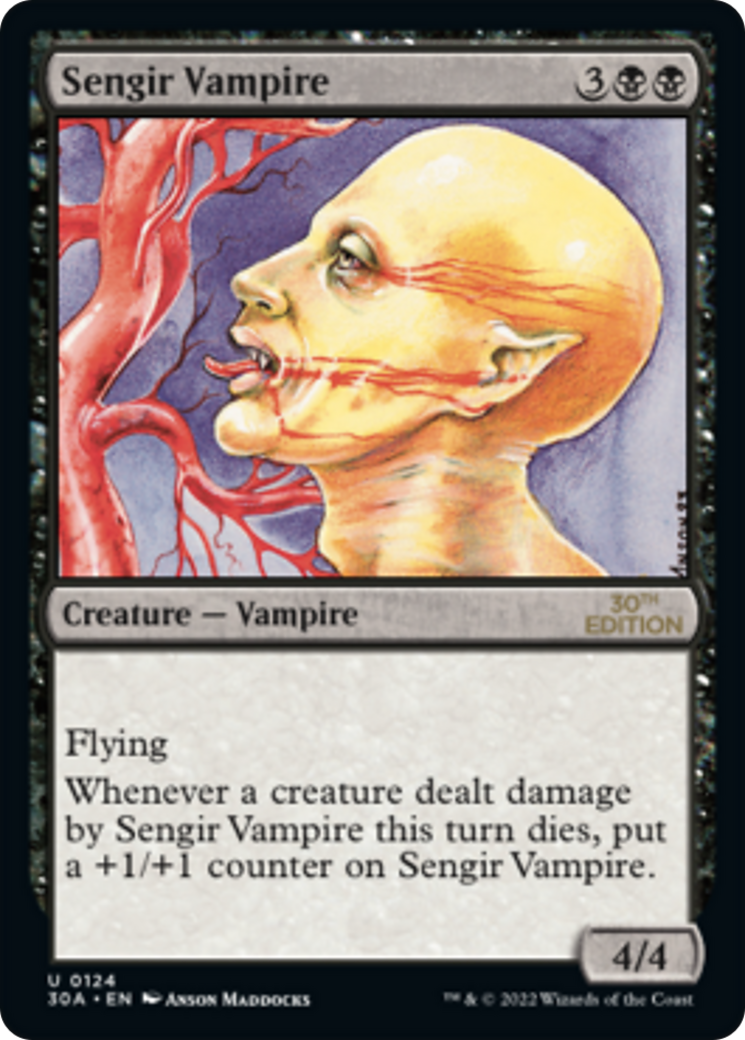 Sengir Vampire (30A-124) - 30th Anniversary Edition - Premium MTG Single from Wizards of the Coast - Just $0.96! Shop now at Game Crave Tournament Store