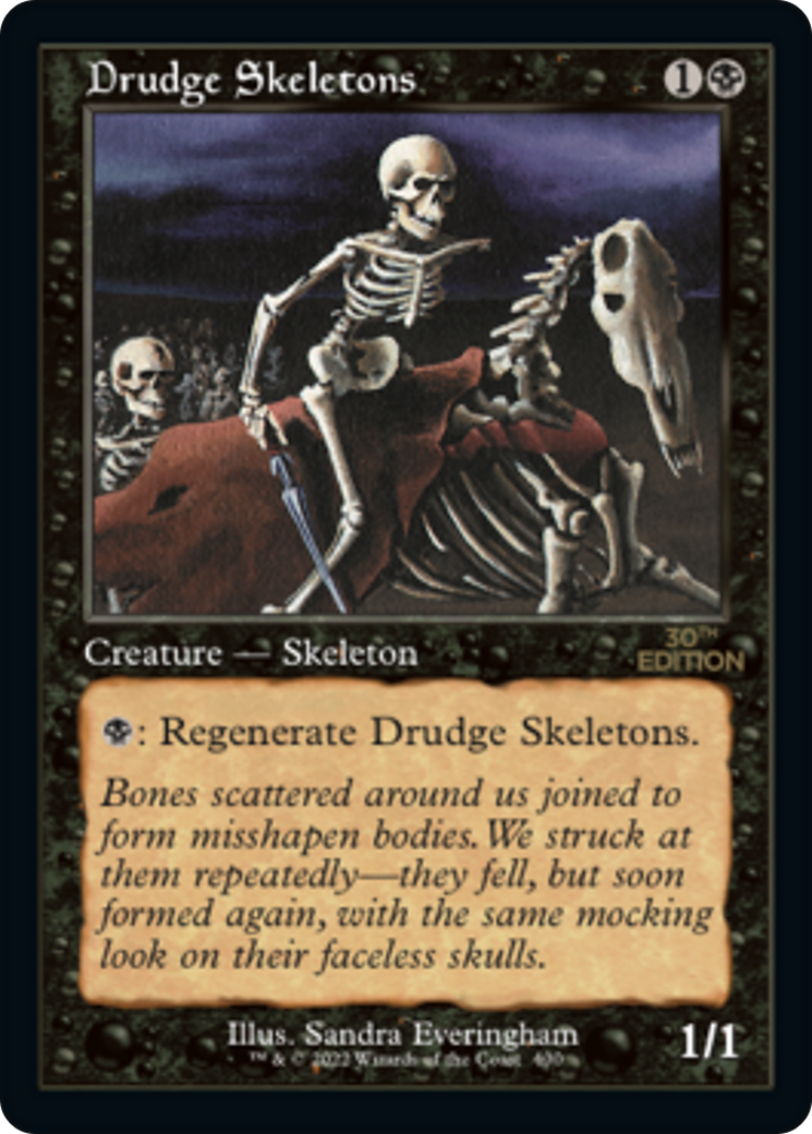 Drudge Skeletons (30A-400) - 30th Anniversary Edition - Premium MTG Single from Wizards of the Coast - Just $3.01! Shop now at Game Crave Tournament Store