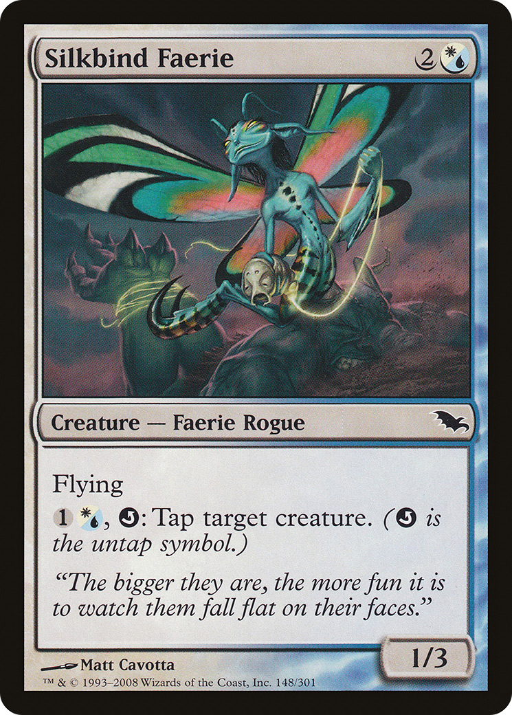 Silkbind Faerie (SHM-148) - Shadowmoor Foil - Premium MTG Single from Wizards of the Coast - Just $0.64! Shop now at Game Crave Tournament Store