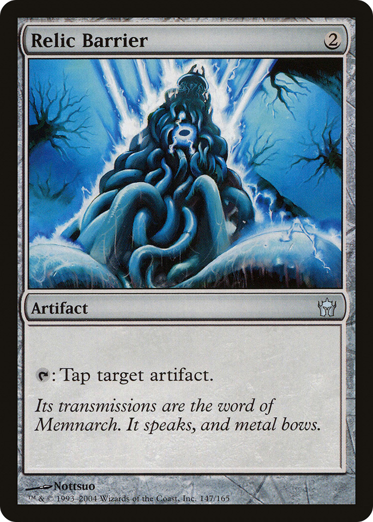 Relic Barrier (5DN-147) - Fifth Dawn - Premium MTG Single from Wizards of the Coast - Just $0.08! Shop now at Game Crave Tournament Store