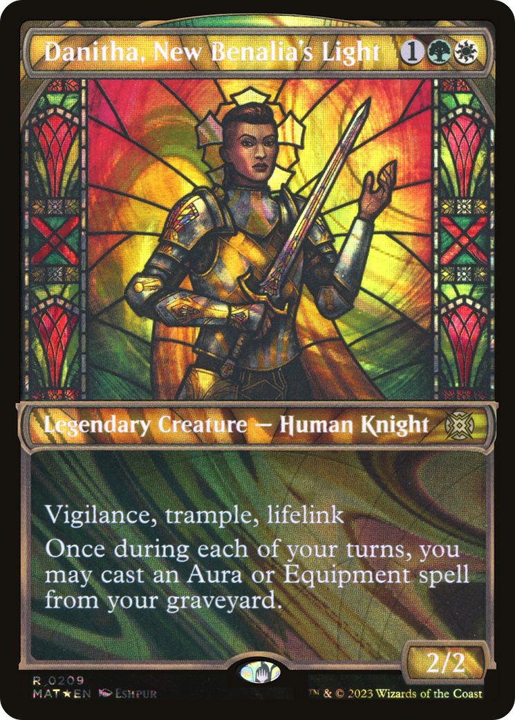 Danitha, New Benalia's Light (MAT-209) - March of the Machine: The Aftermath: (Showcase) Foil - Premium MTG Single from Wizards of the Coast - Just $3.92! Shop now at Game Crave Tournament Store