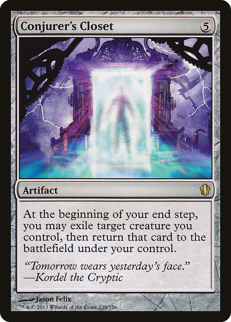 Conjurer's Closet (C13-239) - Commander 2013 - Premium MTG Single from Wizards of the Coast - Just $0.89! Shop now at Game Crave Tournament Store