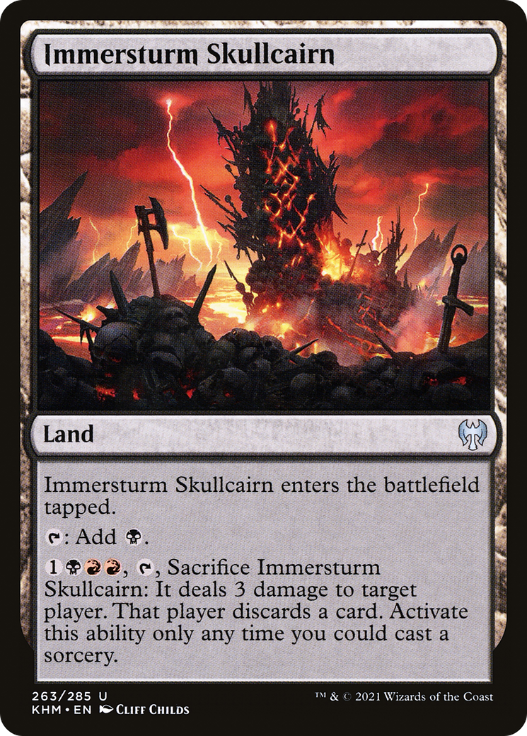 Immersturm Skullcairn (KHM-263) - Kaldheim - Premium MTG Single from Wizards of the Coast - Just $0.08! Shop now at Game Crave Tournament Store