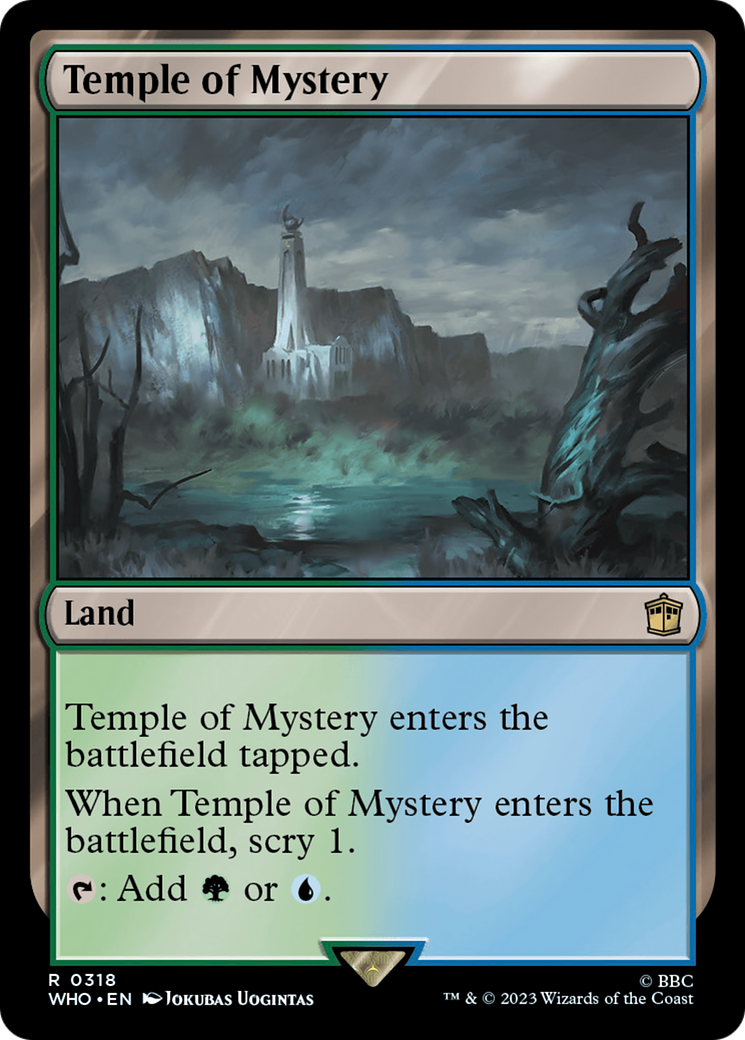 Temple of Mystery (WHO-318) - Doctor Who - Premium MTG Single from Wizards of the Coast - Just $0.08! Shop now at Game Crave Tournament Store