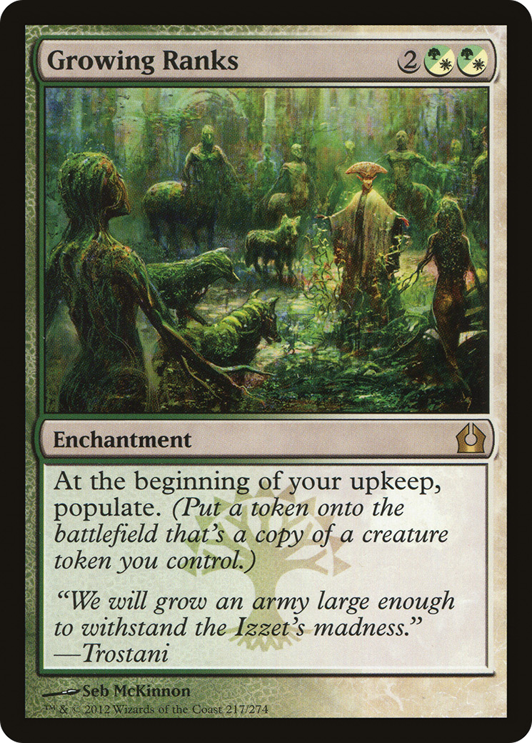 Growing Ranks (RTR-217) - Return to Ravnica Foil - Premium MTG Single from Wizards of the Coast - Just $1.76! Shop now at Game Crave Tournament Store