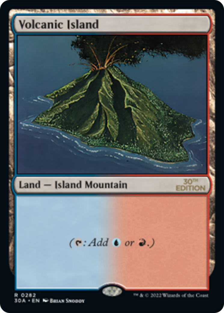 Volcanic Island (30A-282) - 30th Anniversary Edition - Premium MTG Single from Wizards of the Coast - Just $74.89! Shop now at Game Crave Tournament Store