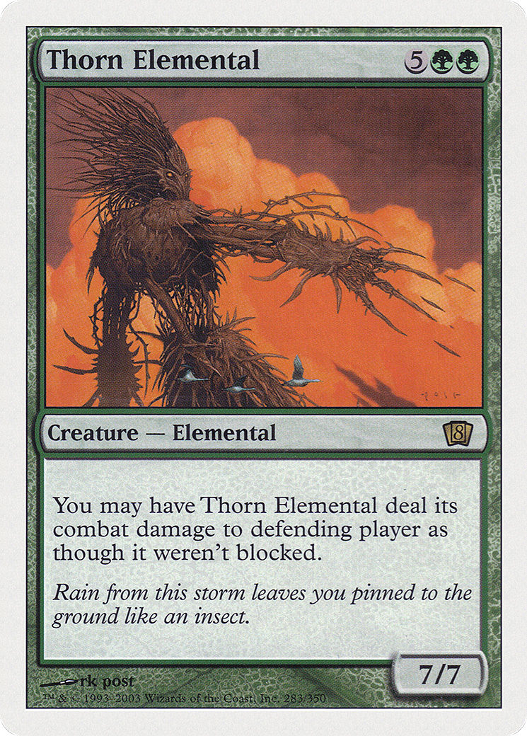 Thorn Elemental (8ED-283) - Eighth Edition - Premium MTG Single from Wizards of the Coast - Just $0.50! Shop now at Game Crave Tournament Store