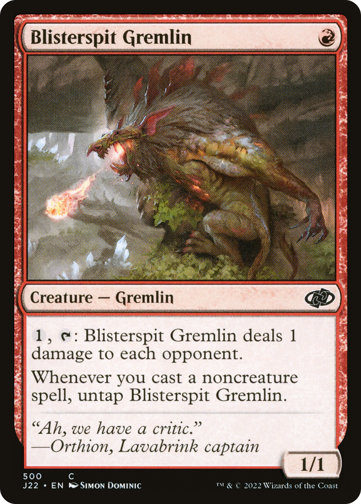 Blisterspit Gremlin (J22-500) - Jumpstart 2022 - Premium MTG Single from Wizards of the Coast - Just $0.08! Shop now at Game Crave Tournament Store