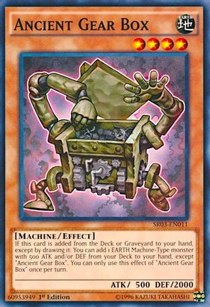 Ancient Gear Box (SR03-EN011) - Structure Deck: Machine Reactor 1st Edition - Premium Yugioh Single from Konami - Just $0.86! Shop now at Game Crave Tournament Store