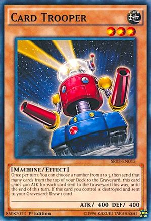 Card Trooper (SR03-EN015) - Structure Deck: Machine Reactor 1st Edition - Premium Yugioh Single from Konami - Just $0.25! Shop now at Game Crave Tournament Store