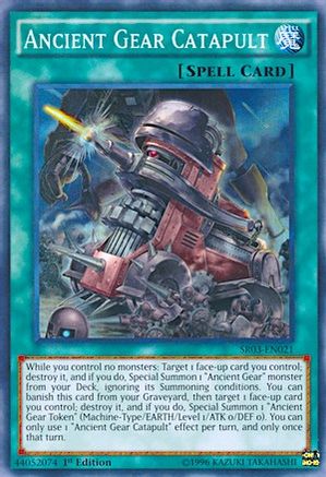 Ancient Gear Catapult (SR03-EN021) - Structure Deck: Machine Reactor Unlimited - Premium Yugioh Single from Konami - Just $1.26! Shop now at Game Crave Tournament Store