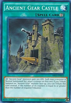 Ancient Gear Castle (SR03-EN023) - Structure Deck: Machine Reactor 1st Edition - Premium Yugioh Single from Konami - Just $0.98! Shop now at Game Crave Tournament Store