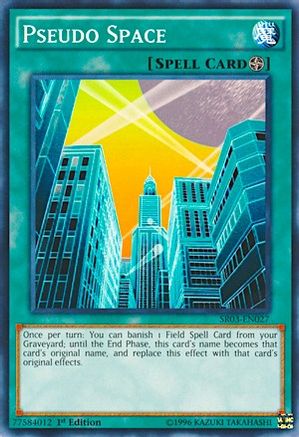 Pseudo Space (SR03-EN027) - Structure Deck: Machine Reactor 1st Edition - Premium Yugioh Single from Konami - Just $0.59! Shop now at Game Crave Tournament Store