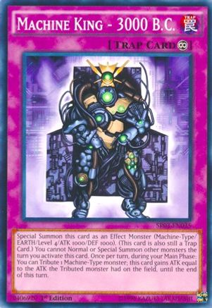 Machine King - 3000 B.C. (SR03-EN035) - Structure Deck: Machine Reactor Unlimited - Premium Yugioh Single from Konami - Just $0.25! Shop now at Game Crave Tournament Store