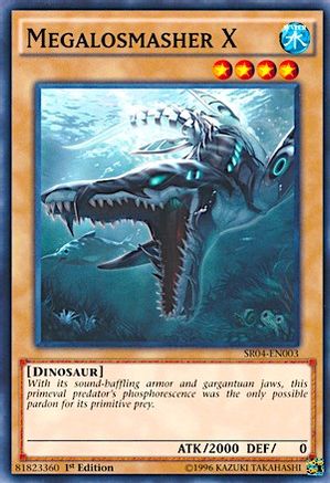 Megalosmasher X (SR04-EN003) - Structure Deck: Dinosmasher's Fury Unlimited - Premium Yugioh Single from Konami - Just $0.40! Shop now at Game Crave Tournament Store