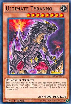 Ultimate Tyranno (SR04-EN006) - Structure Deck: Dinosmasher's Fury Unlimited - Premium Yugioh Single from Konami - Just $0.25! Shop now at Game Crave Tournament Store