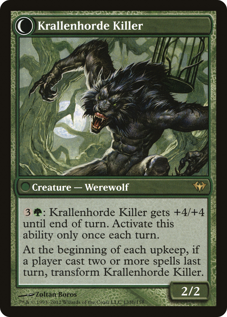 Wolfbitten Captive // Krallenhorde Killer (DKA-133) - Dark Ascension: (Double Faced Transform) Foil - Premium MTG Single from Wizards of the Coast - Just $2.47! Shop now at Game Crave Tournament Store
