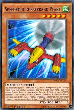 Speedroid Rubberband Plane (MACR-EN008) - Maximum Crisis Unlimited - Premium Yugioh Single from Konami - Just $0.32! Shop now at Game Crave Tournament Store