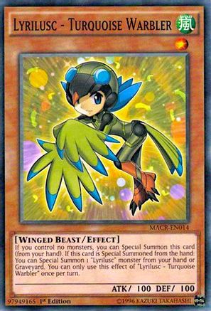 Lyrilusc - Turquoise Warbler (MACR-EN014) - Maximum Crisis 1st Edition - Premium Yugioh Single from Konami - Just $0.08! Shop now at Game Crave Tournament Store
