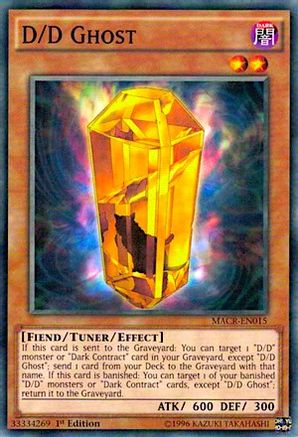 D/D Ghost (MACR-EN015) - Maximum Crisis Unlimited - Premium Yugioh Single from Konami - Just $0.25! Shop now at Game Crave Tournament Store