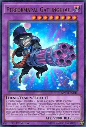 Performapal Gatlinghoul (MACR-EN040) - Maximum Crisis Unlimited - Premium Yugioh Single from Konami - Just $0.27! Shop now at Game Crave Tournament Store