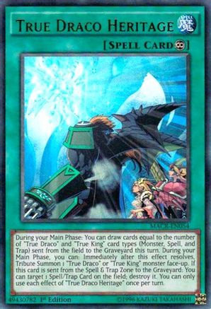 True Draco Heritage (MACR-EN054) - Maximum Crisis Unlimited - Premium Yugioh Single from Konami - Just $0.82! Shop now at Game Crave Tournament Store