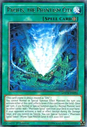 Pacifis, the Phantasm City (MACR-EN056) - Maximum Crisis Unlimited - Premium Yugioh Single from Konami - Just $0.28! Shop now at Game Crave Tournament Store