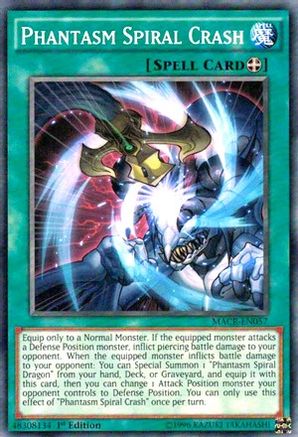 Phantasm Spiral Crash (MACR-EN057) - Maximum Crisis Unlimited - Premium Yugioh Single from Konami - Just $0.25! Shop now at Game Crave Tournament Store