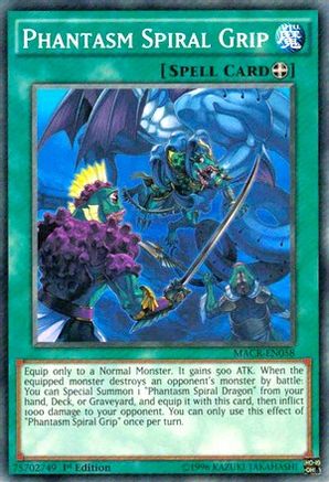 Phantasm Spiral Grip (MACR-EN058) - Maximum Crisis 1st Edition - Premium Yugioh Single from Konami - Just $0.25! Shop now at Game Crave Tournament Store