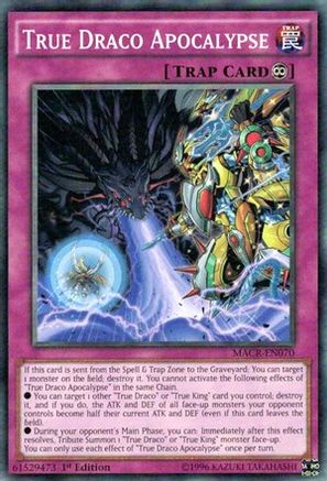 True Draco Apocalypse (MACR-EN070) - Maximum Crisis Unlimited - Premium Yugioh Single from Konami - Just $0.26! Shop now at Game Crave Tournament Store