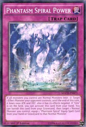 Phantasm Spiral Power (MACR-EN073) - Maximum Crisis 1st Edition - Premium Yugioh Single from Konami - Just $0.21! Shop now at Game Crave Tournament Store