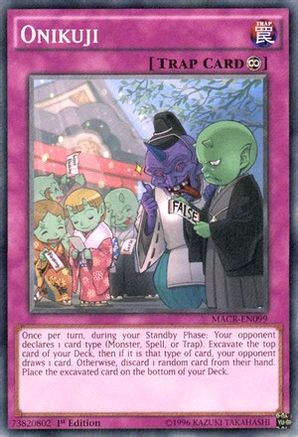 Onikuji (MACR-EN099) - Maximum Crisis Unlimited - Premium Yugioh Single from Konami - Just $0.25! Shop now at Game Crave Tournament Store