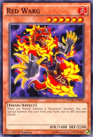 Red Warg (DPDG-EN025) - Duelist Pack: Dimensional Guardians 1st Edition - Premium Yugioh Single from Konami - Just $0.26! Shop now at Game Crave Tournament Store