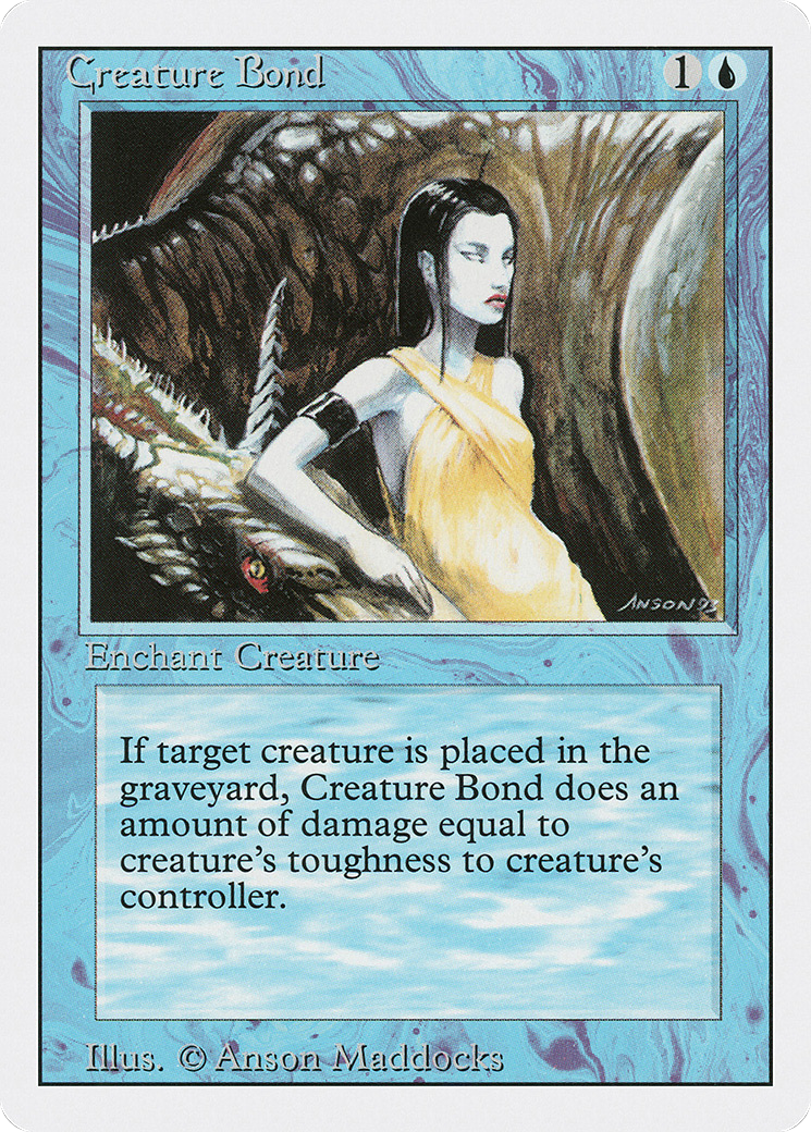 Creature Bond (3ED-055) - Revised Edition - Premium MTG Single from Wizards of the Coast - Just $0.08! Shop now at Game Crave Tournament Store