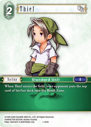 Thief (Luneth) (OPUS I) Foil - Premium Final Fantasy Single from Opus I - Just $0.47! Shop now at Game Crave Tournament Store