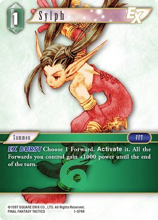 Sylph EX (OPUS I) Foil - Premium Final Fantasy Single from Opus I - Just $1.55! Shop now at Game Crave Tournament Store