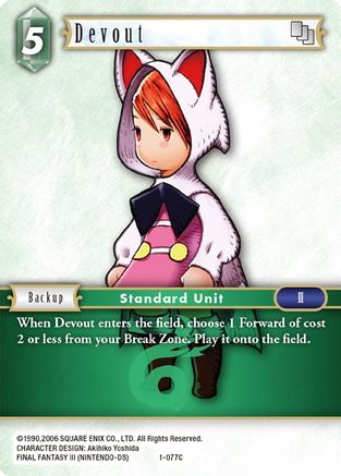 Devout (Refia) (OPUS I) - Premium Final Fantasy Single from Opus I - Just $0.25! Shop now at Game Crave Tournament Store