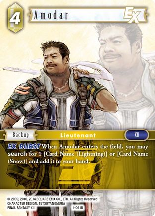 Amodar EX (OPUS I) Foil - Premium Final Fantasy Single from Opus I - Just $5.70! Shop now at Game Crave Tournament Store
